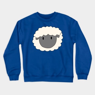 Cute Sheep Face Crewneck Sweatshirt